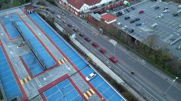 bellissimo Visualizza di centrale welwyn giardino città di Inghilterra grande Gran Bretagna. marzo 1°, 2024 video