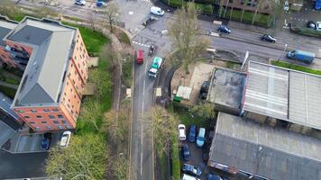 hermosa ver de central welwyn jardín ciudad de Inglaterra genial Bretaña. marzo 1º, 2024 video