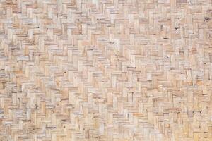 Woven bamboo texture photo