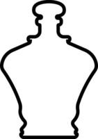 Potion icon in line. isolated on Magic potion flask bottle fantasy elixir glass bubble fairy drink mysterious, glowing and boiling liquid, mushroom. vector for apps, website