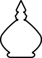 poción icono en línea. aislado en magia poción matraz botella fantasía elixir vaso burbuja hada bebida misterioso, brillante y hirviendo líquido, seta. vector para aplicaciones, sitio web