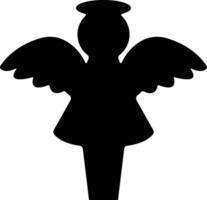 Angels with wings icon in flat style. isolated on spread, Christmas angel icon Holy angel sign for mobile concept and website design. Symbol, graphics logo Vector