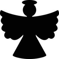 Angels with wings icon in flat style. isolated on spread, Christmas angel icon Holy angel sign for mobile concept and website design. Symbol, graphics logo Vector