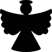 ángeles con alas icono en plano estilo. aislado en desparramar, Navidad ángel icono santo ángel firmar para móvil concepto y sitio web diseño. símbolo, gráficos logo vector