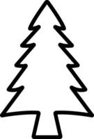 Christmas Tree icon in line style. vector For apps and Website. isolated on Contains such icons as Christmas Tree Can be used for Nature, Holiday, Winter posters