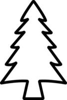 Christmas Tree icon in line style. vector For apps and Website. isolated on Contains such icons as Christmas Tree Can be used for Nature, Holiday, Winter posters