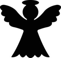 ángeles con alas icono en plano estilo. aislado en desparramar, Navidad ángel icono santo ángel firmar para móvil concepto y sitio web diseño. símbolo, gráficos logo vector