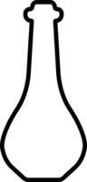 Potion icon in line. isolated on Magic potion flask bottle fantasy elixir glass bubble fairy drink mysterious, glowing and boiling liquid, mushroom. vector for apps, website