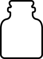 Potion icon in line. isolated on Magic potion flask bottle fantasy elixir glass bubble fairy drink mysterious, glowing and boiling liquid, mushroom. vector for apps, website