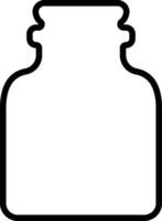 Potion icon in line. isolated on Magic potion flask bottle fantasy elixir glass bubble fairy drink mysterious, glowing and boiling liquid, mushroom. vector for apps, website