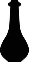 Potion icon in flat. isolated on Magic potion flask bottle fantasy elixir glass bubble fairy drink mysterious, glowing and boiling liquid, mushroom. vector for apps, website