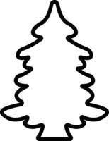 Christmas Tree icon in line style. vector For apps and Website. isolated on Contains such icons as Christmas Tree Can be used for Nature, Holiday, Winter posters