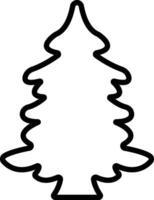 Christmas Tree icon in line style. vector For apps and Website. isolated on Contains such icons as Christmas Tree Can be used for Nature, Holiday, Winter posters