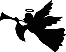 ángeles con alas icono en plano estilo. aislado en desparramar, Navidad ángel icono santo ángel firmar para móvil concepto y sitio web diseño. símbolo, gráficos logo vector