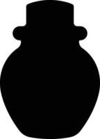 Potion icon in flat. isolated on Magic potion flask bottle fantasy elixir glass bubble fairy drink mysterious, glowing and boiling liquid, mushroom. vector for apps, website