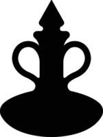 Potion icon in flat. isolated on Magic potion flask bottle fantasy elixir glass bubble fairy drink mysterious, glowing and boiling liquid, mushroom. vector for apps, website