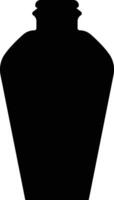 Potion icon in flat. isolated on Magic potion flask bottle fantasy elixir glass bubble fairy drink mysterious, glowing and boiling liquid, mushroom. vector for apps, website