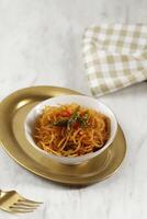 Bihun Goreng or Fried Vermicelli Noodle photo