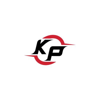 KP initial esport or gaming team inspirational concept ideas