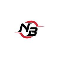 NB initial esport or gaming team inspirational concept ideas vector