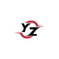 YZ initial esport or gaming team inspirational concept ideas vector