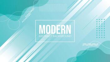 blue abstract modern memphis style background vector