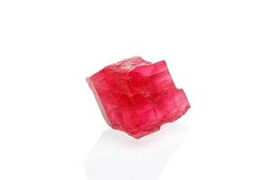 macro mineral stone spinel on a white background photo