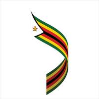 Zimbabwe Element Independence Day Illustration Design Vector