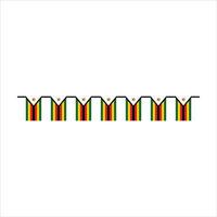 Zimbabwe Element Independence Day Illustration Design Vector