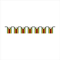 Zimbabwe Element Independence Day Illustration Design Vector