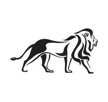 lion logo, royal king animal, vector illustration icon