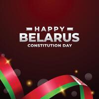 bielorrusia constitución día diseño ilustración colección vector