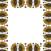 Senegal Pattern Frame Vector Design