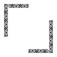 Zimbabwe Pattern Frame Vector Design