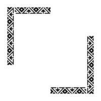 Zimbabwe Pattern Frame Vector Design