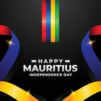 Mauritius Independence day design illustration collection vector