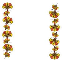 Senegal Pattern Frame Vector Design