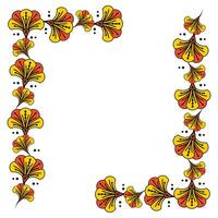 Senegal Pattern Frame Vector Design