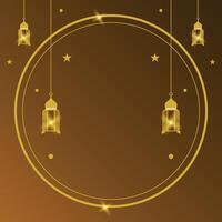 lantern design frame element collection vector