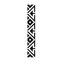 Zimbabwe Pattern Frame Vector Design