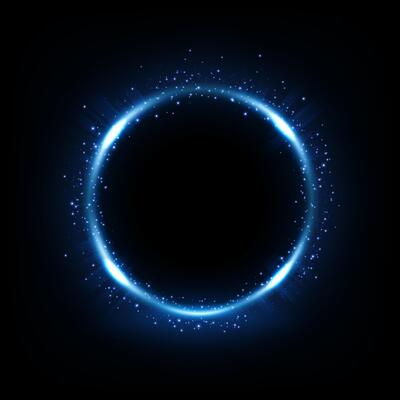 Rotating Blue Shiny with Sparks. Suitable For Product Advertising, Product Design, and Other, Vector Illustration