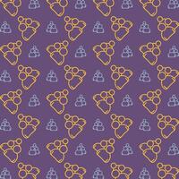 Community sign trendy repeating apparel pattern multicolor vector illustration background