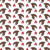 Calories red brown repeating trendy pattern beautiful vector illustration background