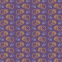 Satisfaction sign trendy repeating apparel pattern multicolor vector illustration background