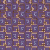 Manual sign trendy repeating apparel pattern multicolor vector illustration