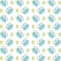 Bobbin trendy repeating fashion blue pattern vector illustration background