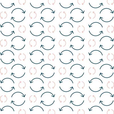 Rotation trendy repeating fashion pattern vector illustration background
