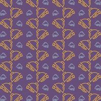 Main dish sign trendy repeating apparel pattern multicolor vector illustration background