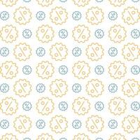 Best offer icon trendy repeating pattern colorful vector illustration background