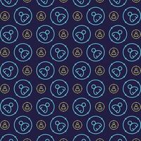 Target elements multicolor trendy pattern vector illustration background